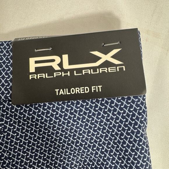 Polo Ralph Lauren RLX Men 36 Shorts Navy Golf Concept Water Repellent - Picture 6 of 13